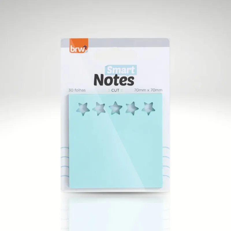 Bloco Adesivo Smart Notes Cut Star 30 fls - BRW