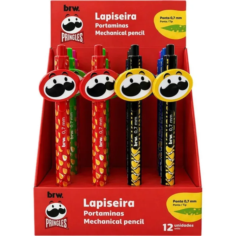 Lapiseira 0.7MM Pringles 6 Cores DP.C/12