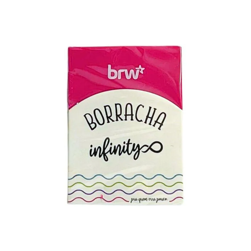 Borracha Grande Colorida Infinity Brw Rosa