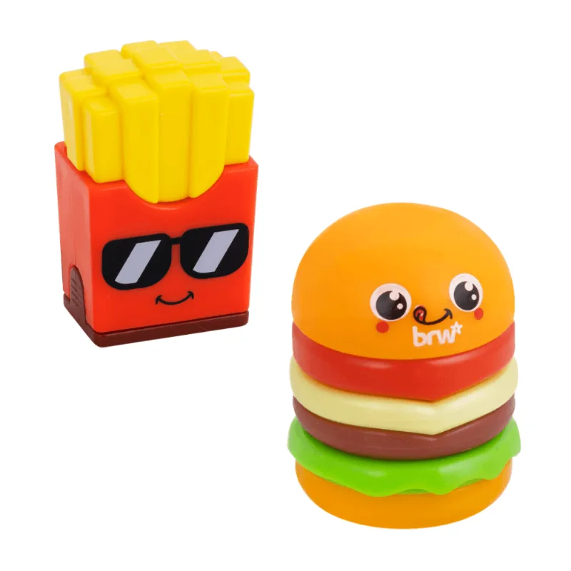 Apontador C/ Borracha Fast Food – Modelos Sortidos - BRW