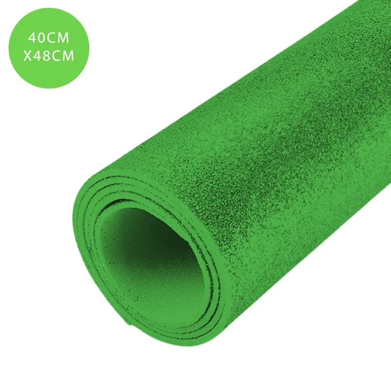 E.V.A Glitter 1,5mm 40x48 Verde PE3511 Brw - 5FL