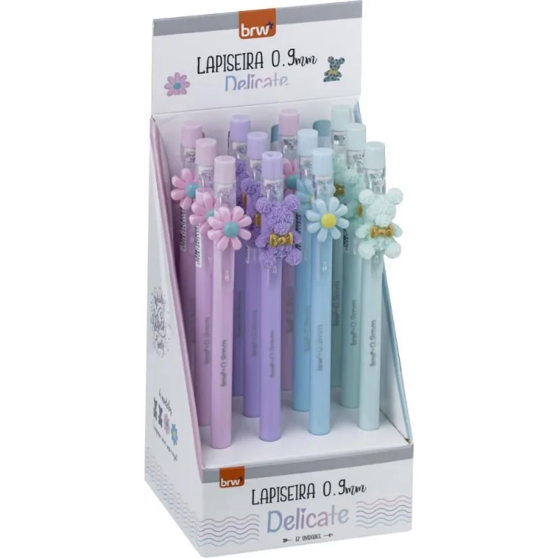 Lapiseira 0.9MM Plastica Delicate Sortidas DP.C/12