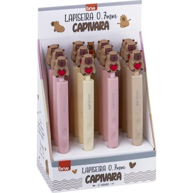 Lapiseira 0.7MM Plastica Capivara Sortidas DP.C/12