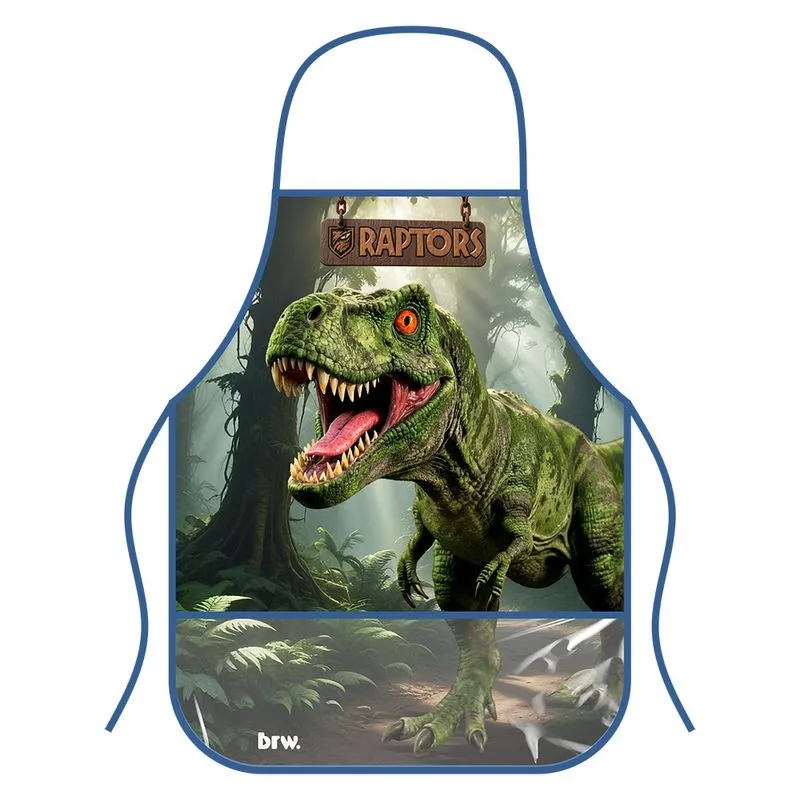 Avental Escolar Com Bolso Raptors Brw