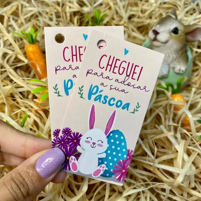 25un Tag Cheguei- Colecão Páscoa