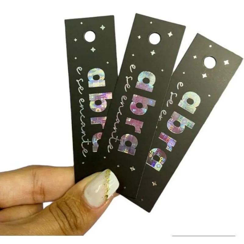 Tag Palito Hot Stamping Holográfico Abra E Se Encante
