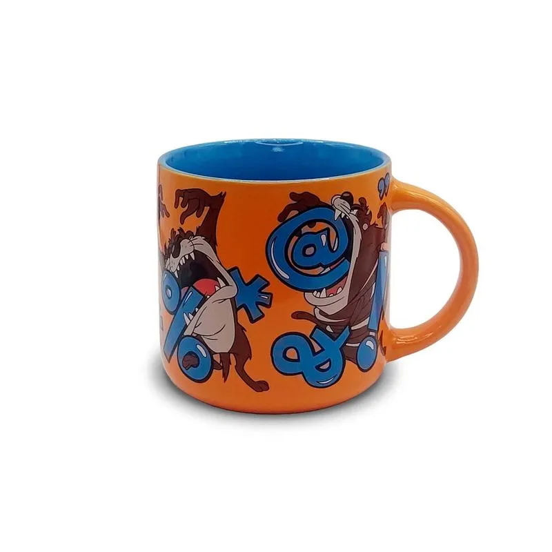 Caneca Cerâmica Looney Tunes Taz Mania 410ml