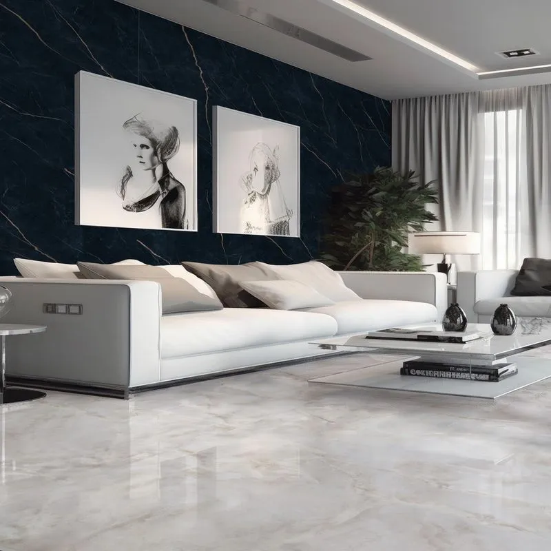 Porcelanato Gales Polido Marmorizado 81x81cm Retificado 2,62 m² Ceral