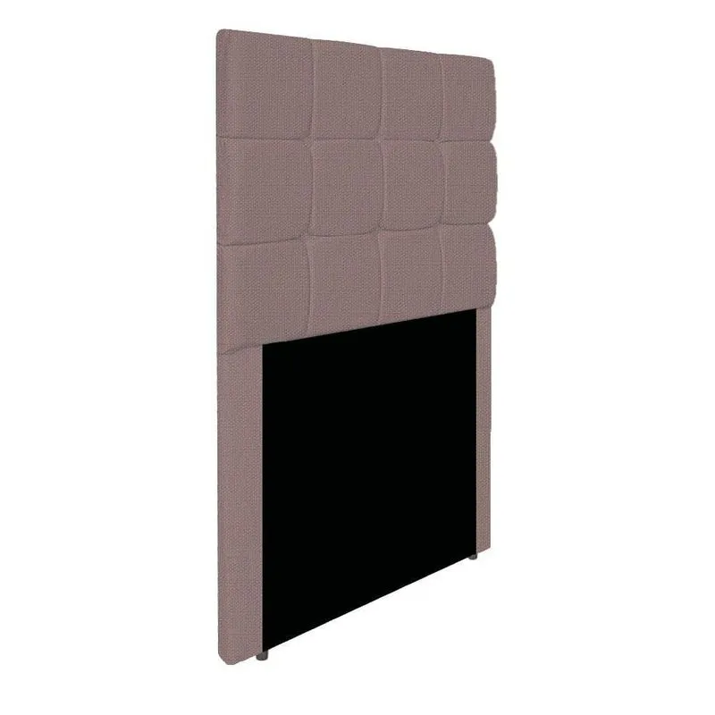 Cabeceira Estofada Manchester 90 Cm Solteiro Linho - Amarena Móveis Cor Rosê