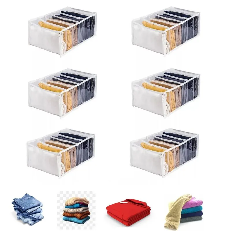 Kit 6 Colmeias Organizadora G (40x25x15) Calça Jeans Blusão