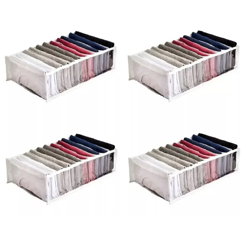 Colmeia Organizadora Gaveta Viés Branco G 40x25x10 Kit 4 Uni