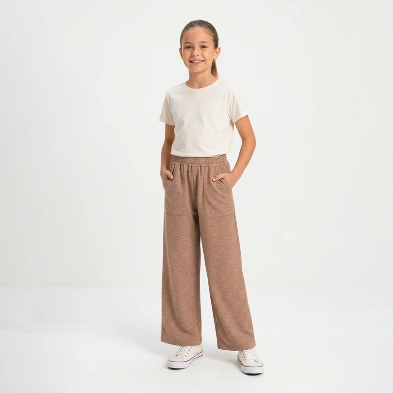 Calça Moletom Ibiza Feminina Infantil Randa Mundu 14 / Verde