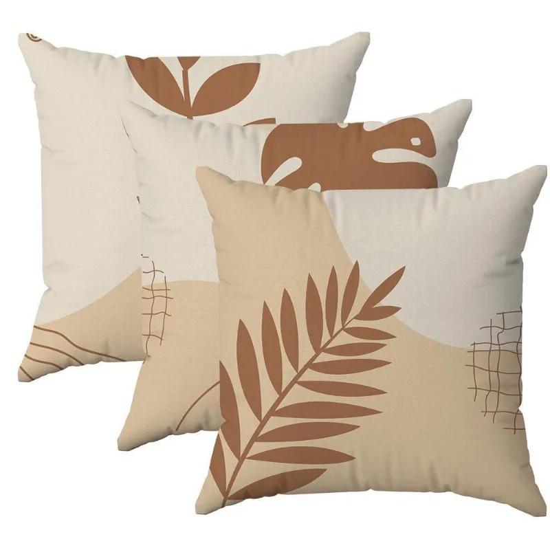 Kit 3 Capas Almofadas Decorativas Minimalista 5 45x45 Id Decor
