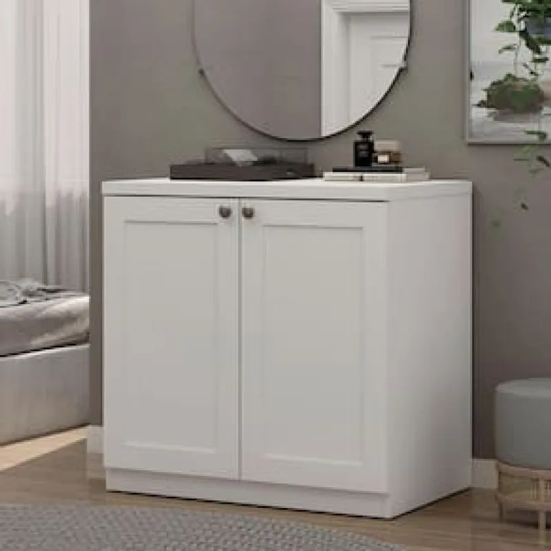 Cômoda Genialflex Infinity com 2 Portas e 79 cm de Largura Branco - Genialflex