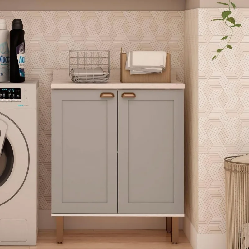 Balcão De Cozinha Genialflex Iluminata 2 Pt S-tampo Br-fendi - Genialflex