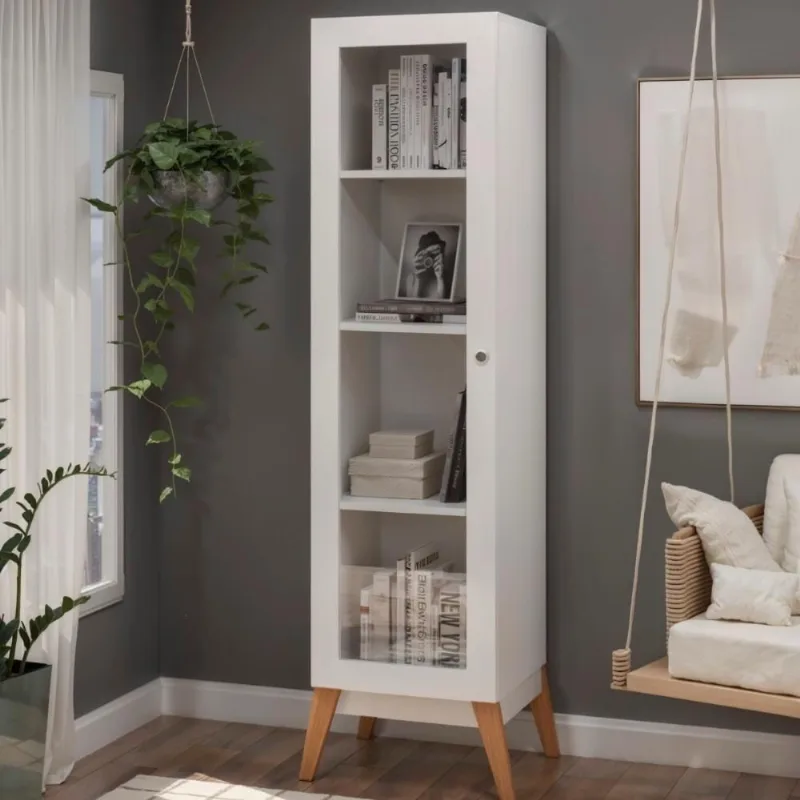Estante Livreiro Genialflex Malta Br 1 Porta - Genialflex