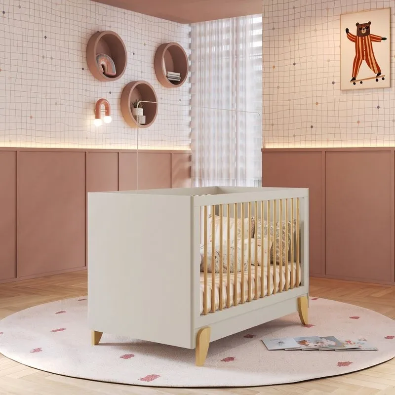 Berço Americano Mini Cama Em MDF Zoe Móveis Peroba