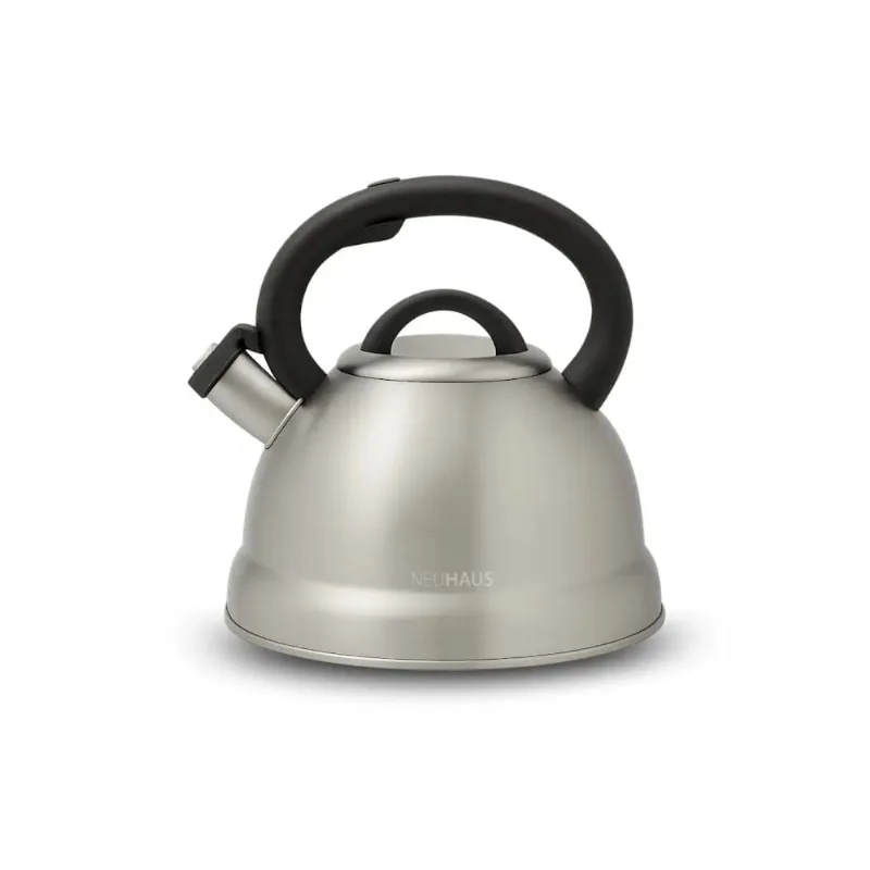 Chaleira Com Apito Inox Cabo Nylon Neuhaus 3 Litros