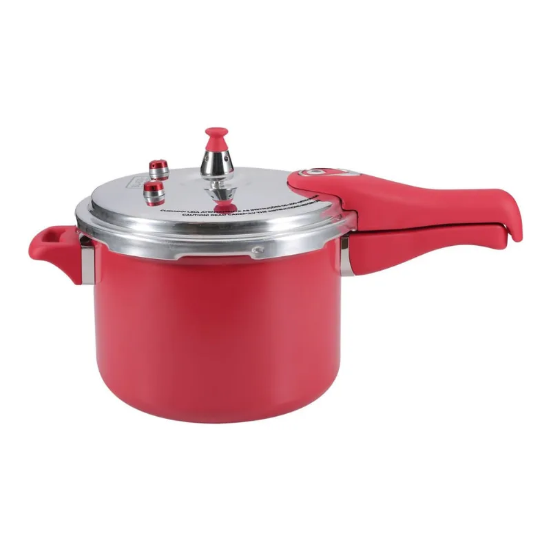 Panela de Pressão Cerâmica Antiaderente Black Decker 4,5 Litros Red Panela de Pressão Cerâmica Antiaderente Black Decker 4,5 Litros