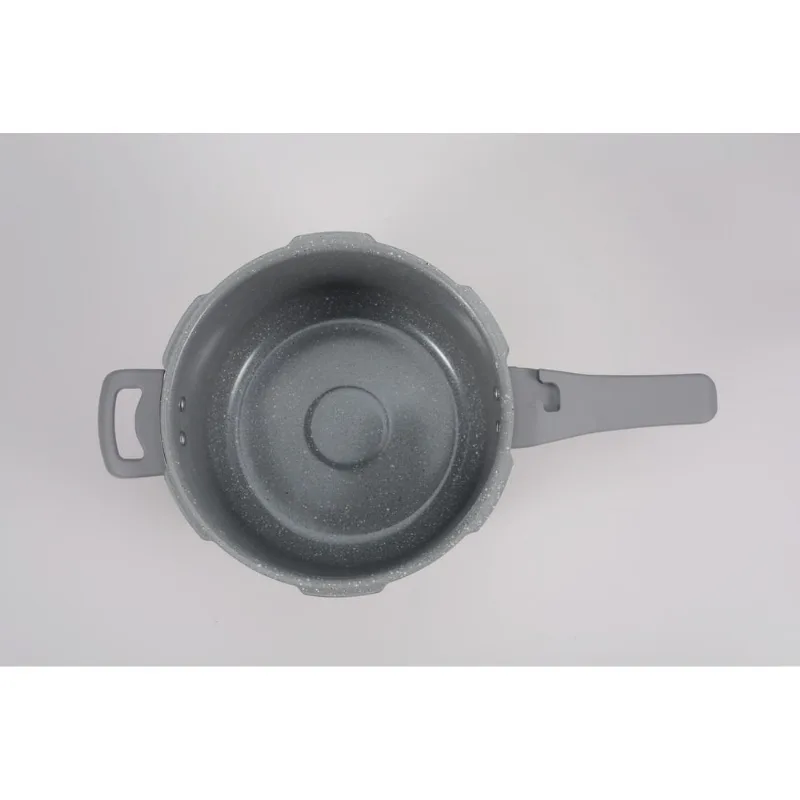 Panela de Pressão Cerâmica Antiaderente Black Decker 4,5 Litros Grey Panela de Pressão Cerâmica Antiaderente Black Decker 4,5 Litros
