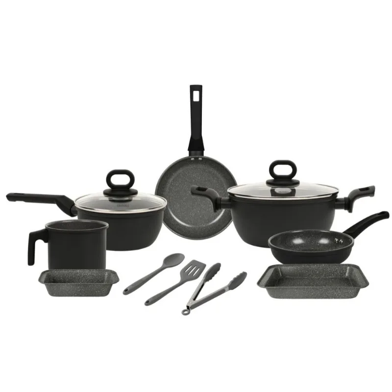 Conjunto Panelas 10 Peças Cerâmica Indução BLACK+DECKER