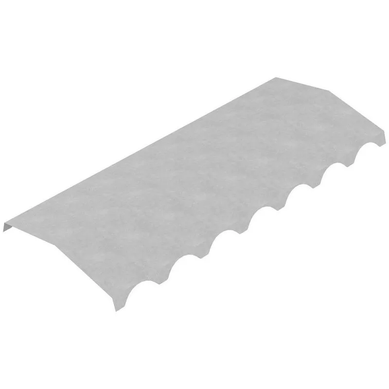 Cumeeira Dentada Para Telha Ondulada Isolamento Térmico Em Pir Ap 15mm Semisanduíche 3,00m