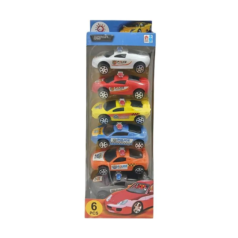 Kit Com 6 Carrinhos Sortidos Jmd Toys
