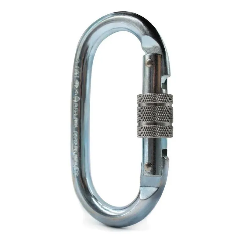 Mosquetão Oval Aço 23kn Apaseg - Ap9092 Cor Prata