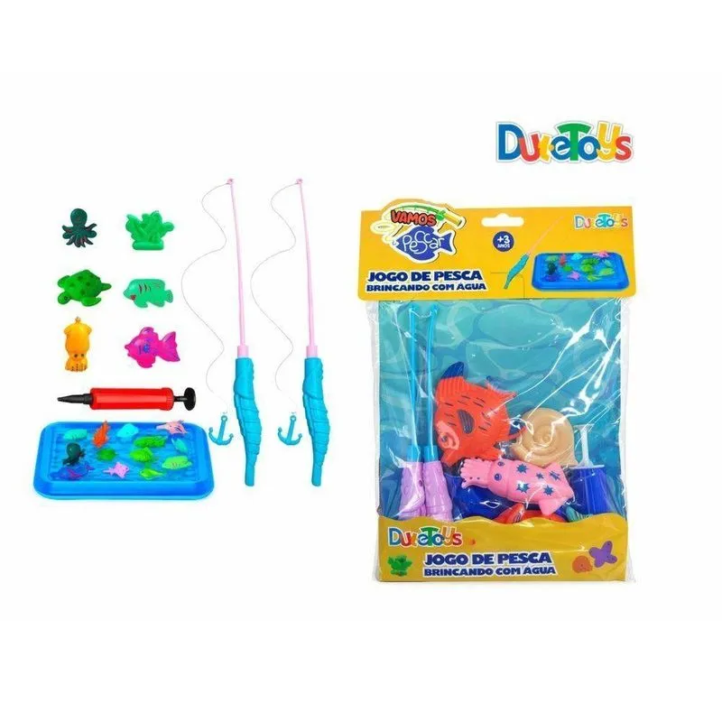 Jogo de Pesca Infantil Vamos Pescar Magnético Colorido Dute Brasil