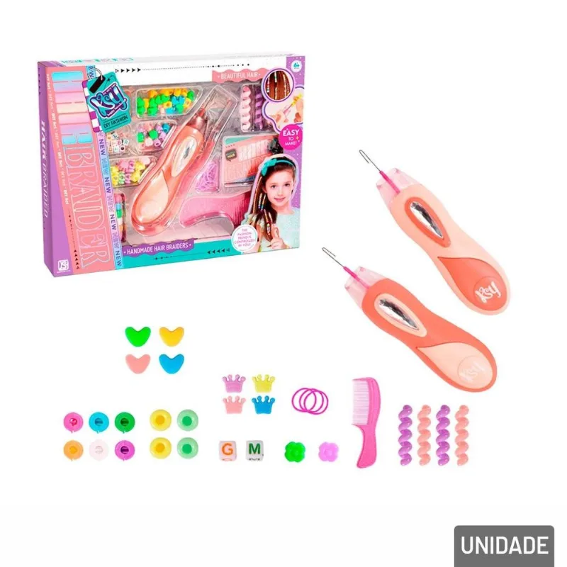 Acessório Para Cabelo 70 Pçs Tererê Infantil Color - Tudo Em Caixa
