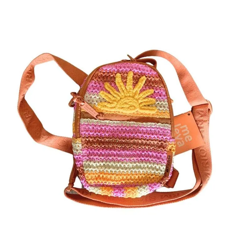 Mini Mochila Farm Borogodó Floral Lee Artesanal