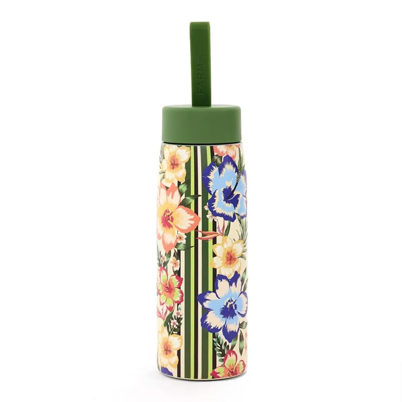 Garrafa Farm 500ml Floral Tropical Original Colorido 78330773 UNICO
