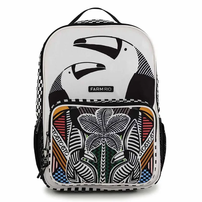 Mochila Farm Rolezin Grafico 78331008 MULTICOLORIDO UNICO