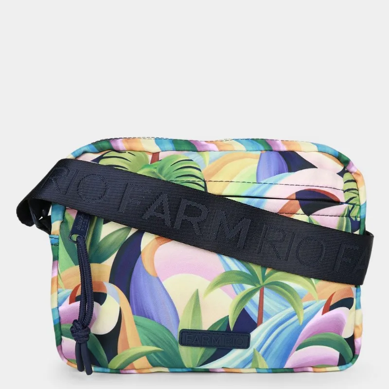 Bolsa Farm Ziriguidum Montanha De Tucano Feminina - Feminino - Off White+Preto