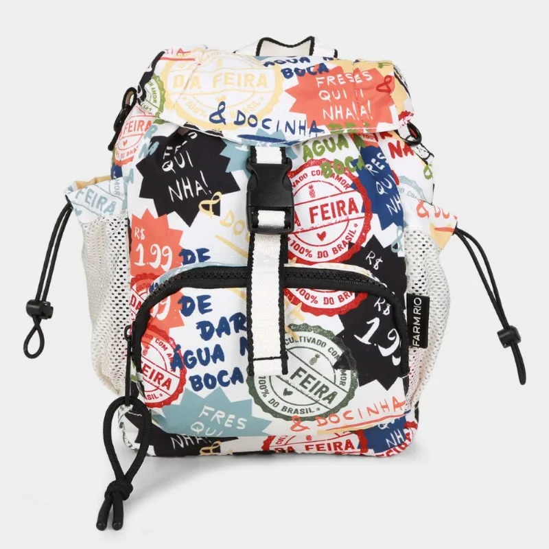 Bolsa Farm Pipoquinha Da Feira Feminina - Feminino - Off White