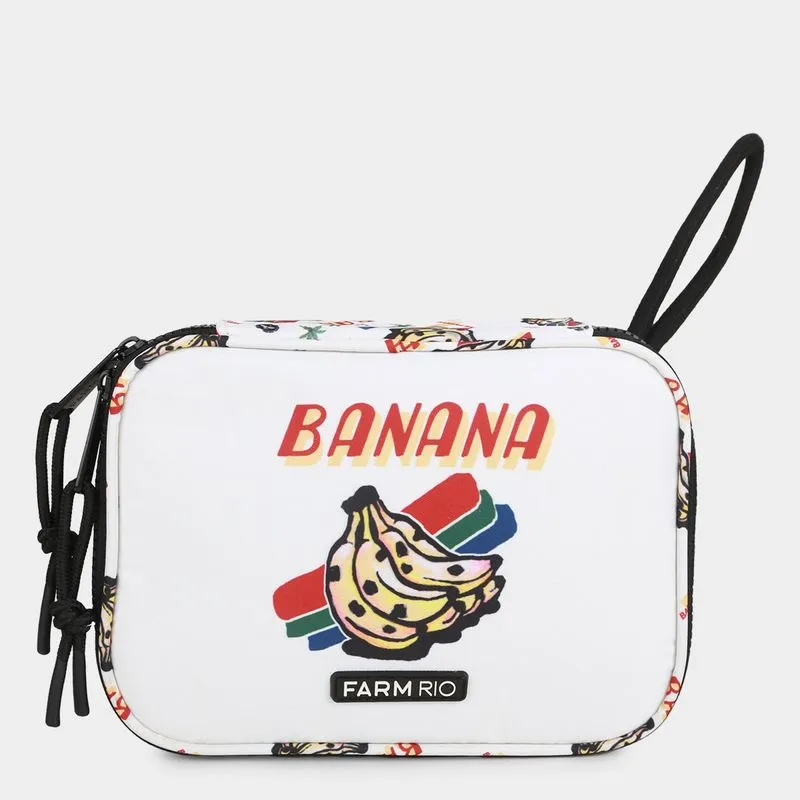 Necessaire Farm Xero Banana Da Feira Feminina - Feminino - Off White