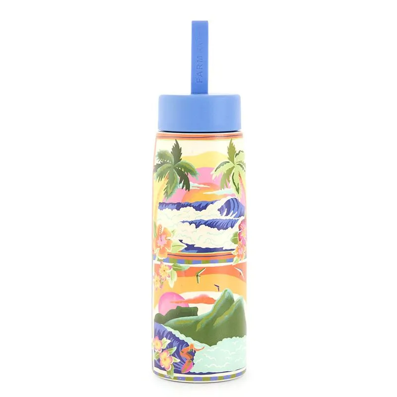 Garrafa Térmica Farm Que Sede 750ml Surf Colorido 78332874 UNICO