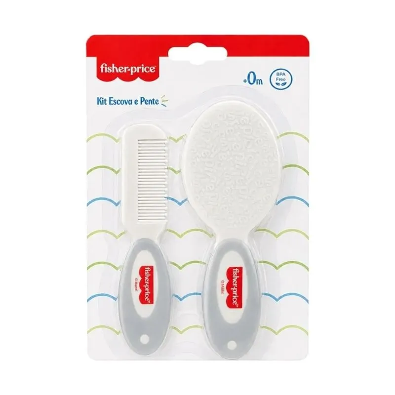 Kit Cuidados Fisher Price Escova E Pente 0324 (MP)