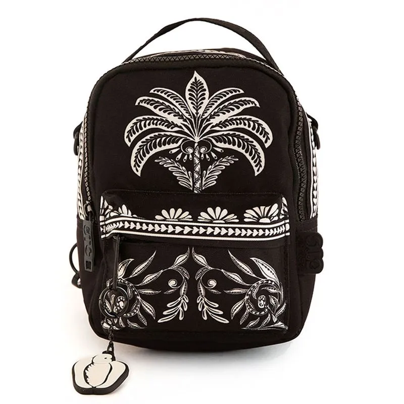 Mochila Feminina Farm Borogodo Coqueiro Sereno Preto 78339806 UNICO