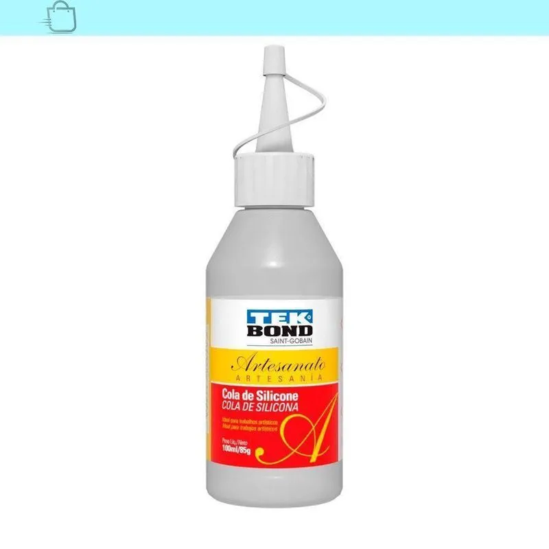 Cola De Silicone Líquida Para Artesanato 100 Ml Tekbond