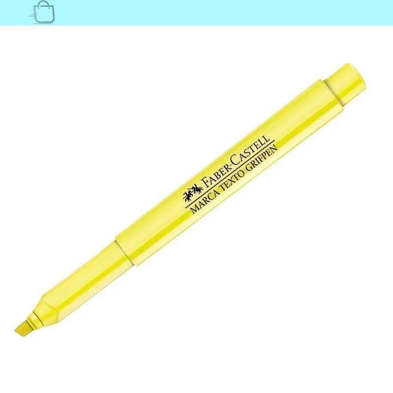 Marca Texto Superfluorescente Faber-Castell 12Un Tinta: Amar