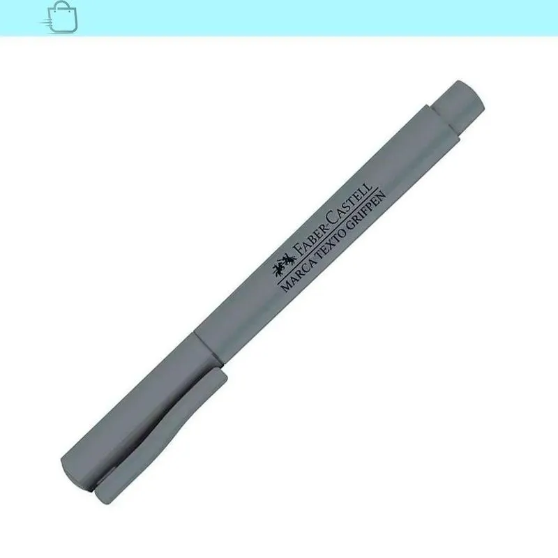 Marca Texto Novas Cores Faber-Castell 12 Un Tinta: Cinza