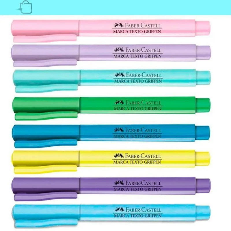 Marca Texto Grifpen Faber-castell 8 Cores