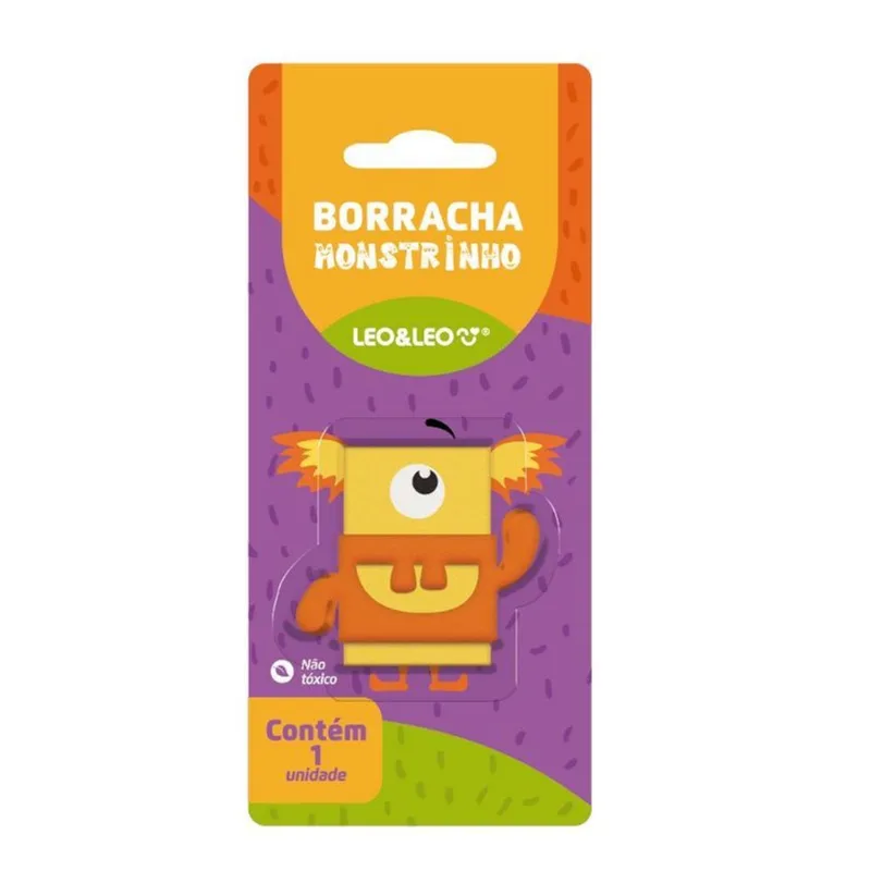 Borracha Monstrinho Leo&amp;leo Amarelo