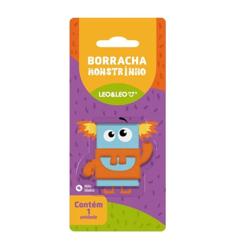 Borracha Monstrinho Leo&amp;leo Azul