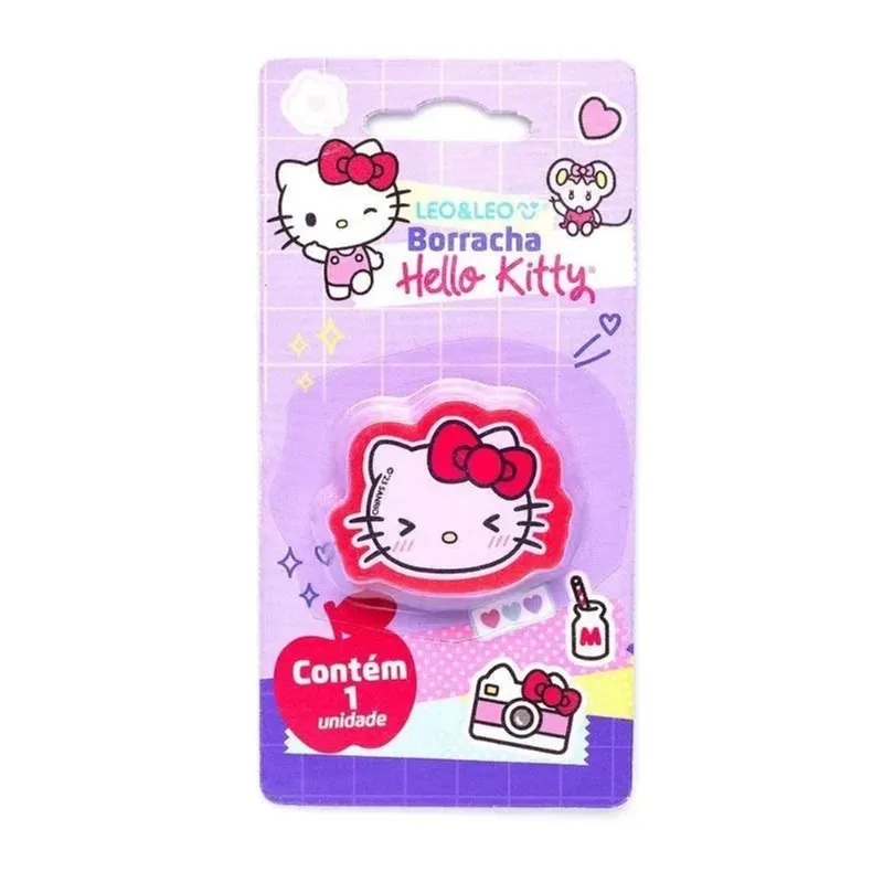 Borracha Hello Kitty Leo&amp;leo Vermelho