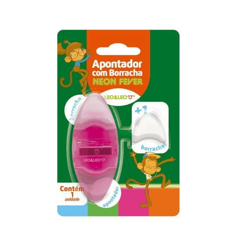 Apontador Neon Leoeleo - Prático E Durável
