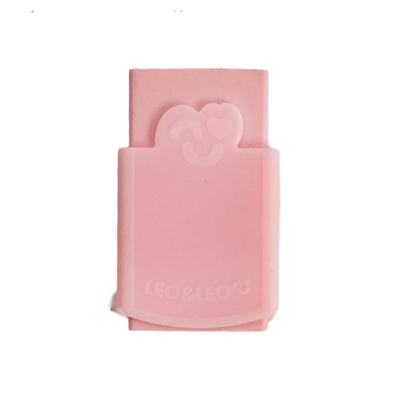 Borracha Plastica Pastel Trend Leo&amp;leo Rosa
