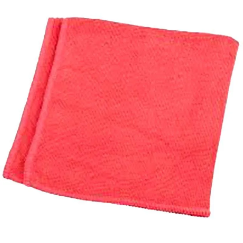 Panos De Microfibra Multiuso 3 Peças Cor Vermelho 30x30