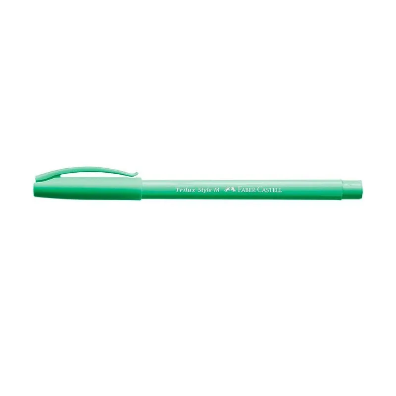 Caneta Esferográfica Trilux Tom Pastel Faber-castell Verde